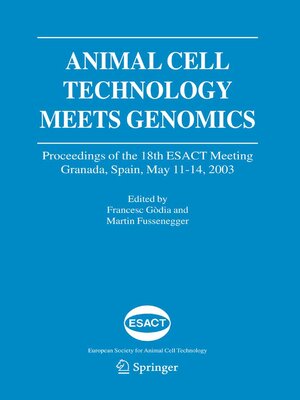 cover image of Animal Cell Technology Meets Genomics